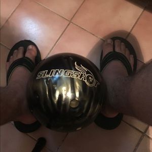 Bowling set two balls one bag